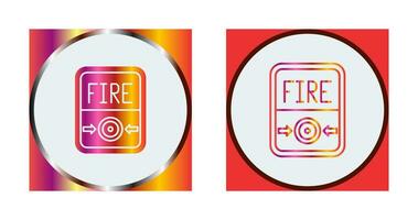 Fire Button Vector Icon