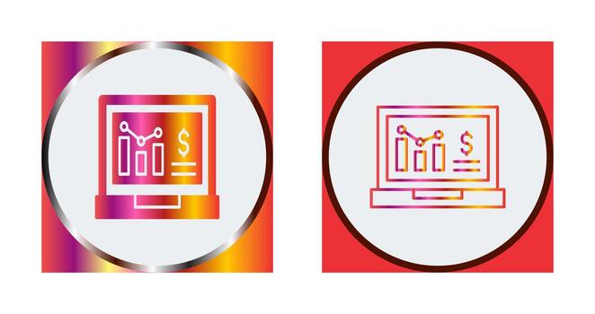 icono de vector de análisis