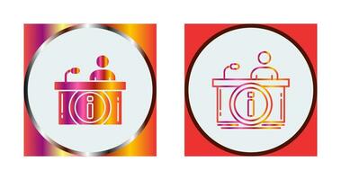 Information Desk Vector Icon