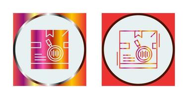 icono de vector de código de seguimiento