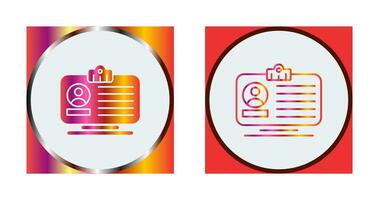 Id Card Vector Icon