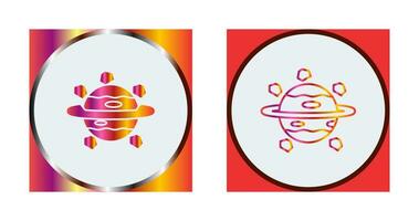 Saturn Vector Icon