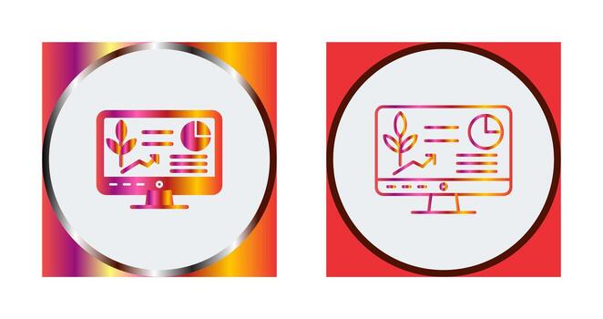 icono de vector de computadora