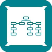 Unique Seo Structure Vector Icon