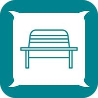 Garden Bench Vector Icon