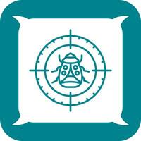 Bug Target Vector Icon