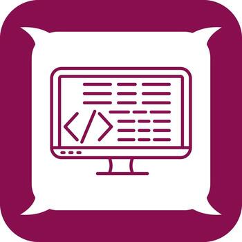 icono de vector de codificación