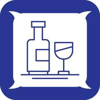 Wine Bottle Vector Icon