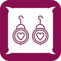 Earrings Vector Icon