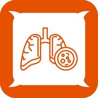 Lung Cancer Vector Icon