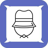 Camping Hat Vector Icon