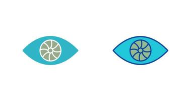 icono de vector de ojo único