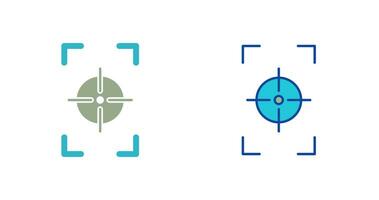 Unique Focus Vertical Vector Icon
