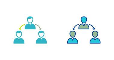 Unique Connected Users Vector Icon