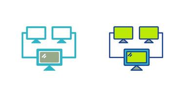 Connected Systems Vector Icon