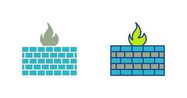 icono de vector de firewall