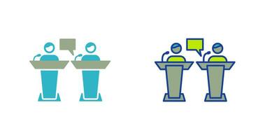 Debate Vector Icon