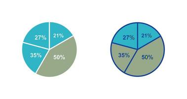 Pie Chart Vector Icon