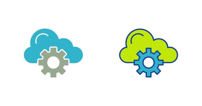 Cloud Computing Vector Icon