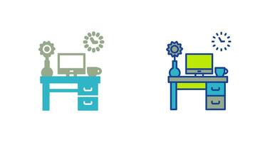 Work Table Vector Icon