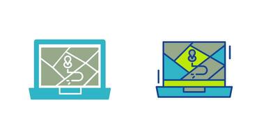 Google Map Vector Icon