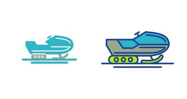 Snowmobile Vector Icon