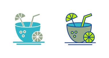 Coconut Drink Vector Icon