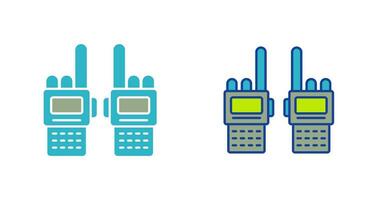 icono de vector de walkie-talkie