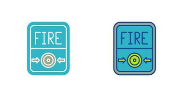 Fire Button Vector Icon