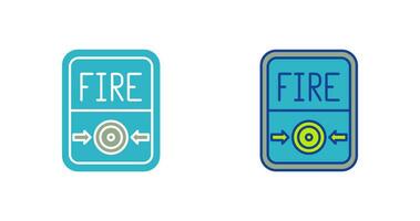 Fire Button Vector Icon