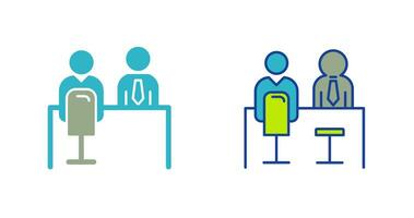 Employee Interview Vector Icon