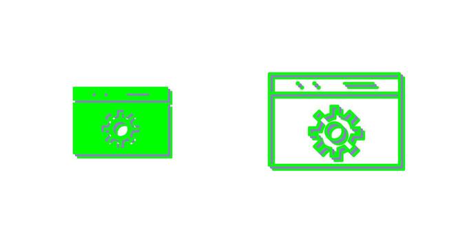 icono de vector de optimización web único