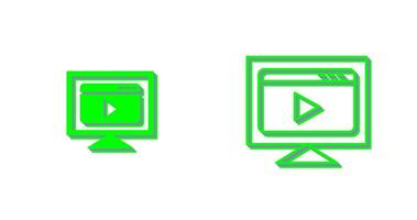 Video Streaming Vector Icon