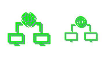 Unique Internet Connectivity Vector Icon