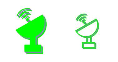 Unique Satellite Vector Icon