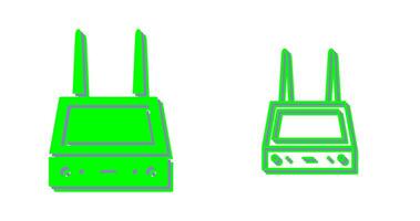 Unique Router Vector Icon