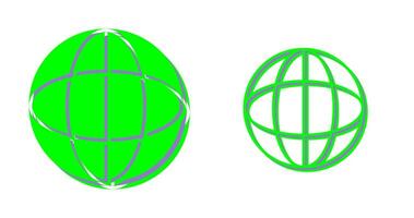 Unique Globe Vector Icon