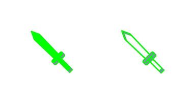 Unique Sword Vector Icon