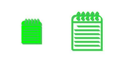 Unique Note Vector Icon