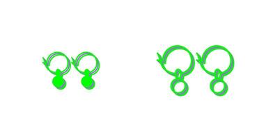 Earrings Vector Icon