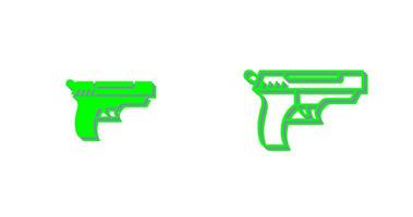 icono de vector de pistola