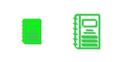 Notebook Vector Icon