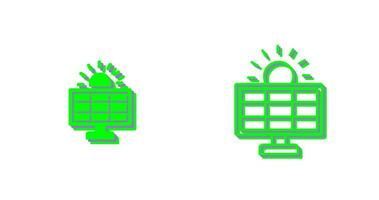 icono de vector de sistema solar