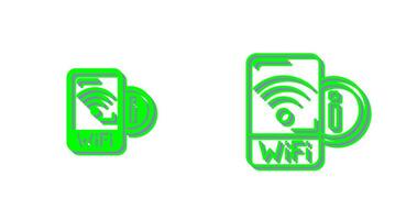 icono de vector de señal wifi