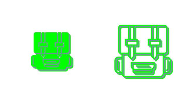 Backpack Vector Icon