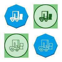 Forklifter Vector Icon