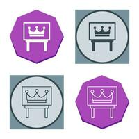 Crown Exhibit Vector Icon