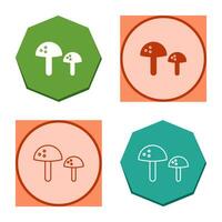 Mushrooms Vector Icon