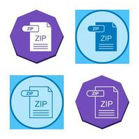 ZIP Vector Icon