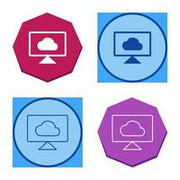 Cloud System Vector Icon